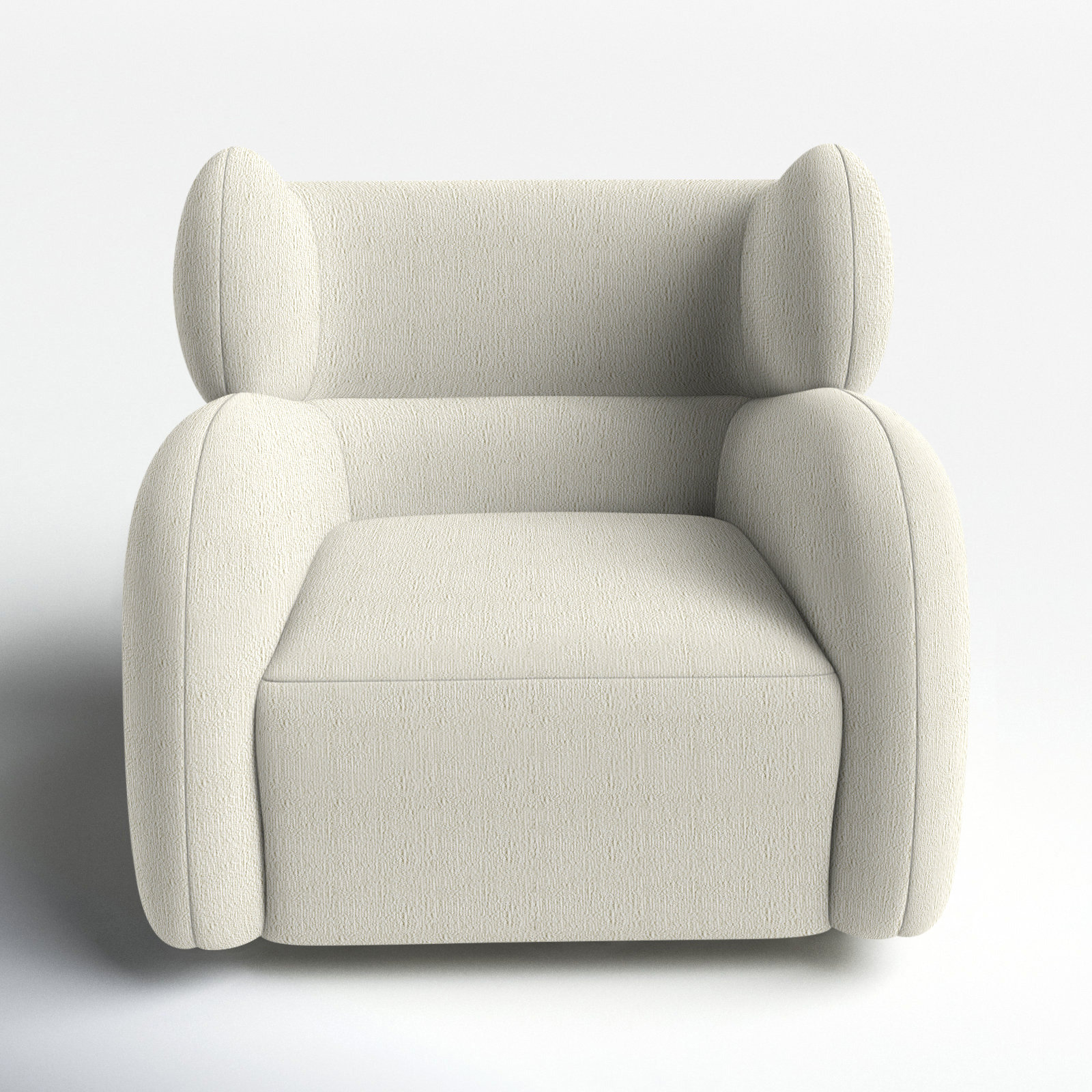 Pablo Swivel Armchair, Cream Boucle 1273-002