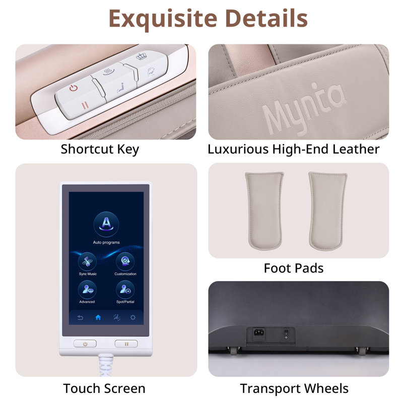 2025 4D Massage Chair for Full Body, Zero Gravity Recliner with Dual Mechanism, Extended SL-Track, Upgraded Foot Roller Massage with Waist and Shawl Heating, Music Sync with Hi-Fi Bluetooth Speaker