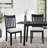 Kendall Rubberwood Dining Chairs with Cushioned Seats-113201348-113201347