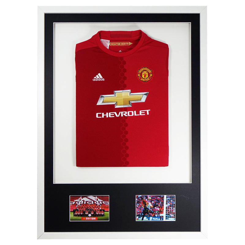 Garrison Wood Matte Shadow Box Picture Frame, White/Black/White