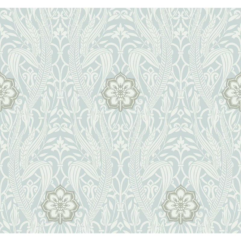 Rouleau de papier peint L 27 pi x l 27 po Gatsby, Bleu