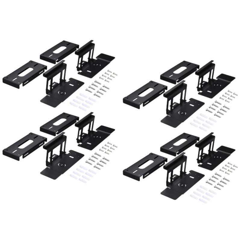Ensemble de fixation murale pour lumières linéaires à DEL, support en acier SPCC pour installation simple