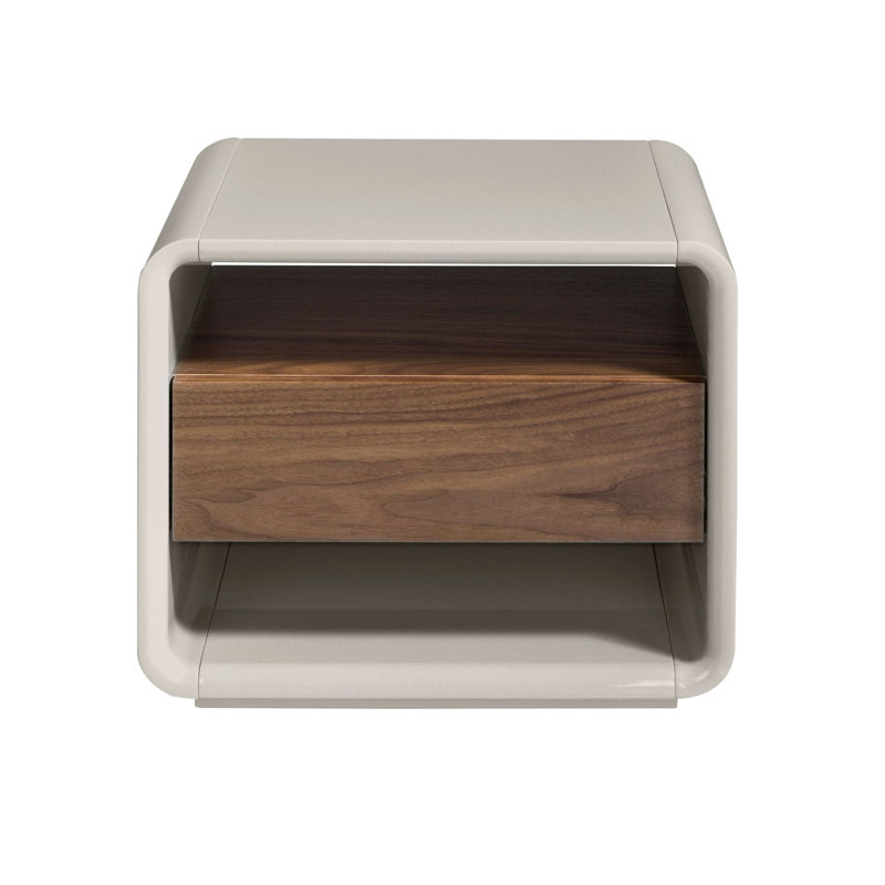 55cm W Manufactured Wood Bedside Table