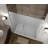 Nautis 28" x 72'' Hinged Completely Frameless Shower Door-17315145