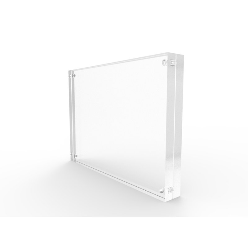 Cadre magnétique en plastique mat transparent 4 po x 6 po Otteridge