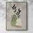 Simple Bud Vases II Framed Print - Solid Wood-1974194691