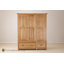 3 Door Solid Wood Wardrobe