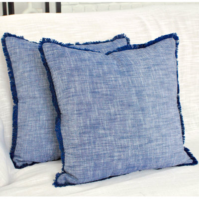 Textured Cotton Throw Pillow Covers / Modern Cushion Covers / Elegant Square Pillow Cases