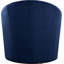 Fauteuil demi-tonneau pivotant en velours Alessio-551895571