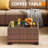 5 - Person Outdoor Rattan Sectional Seating Group with Fire Pit-1986738572