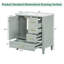 Ensemble d'armoire de salle de bain moderne 30 "avec lavabo, porte à fermeture douce et 3 tiroirs