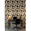 Papier peint abstrait moderne avec motif floral autocollant-914780810