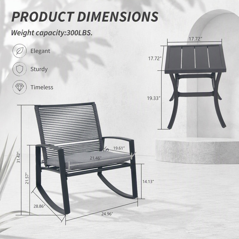 2 - Person Patio Conversation Set