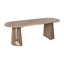Ensemble repas d'extérieur en bois d'acacia pour 4 personnes avec corde et coussins Emeli-129674462