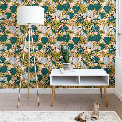 Peel & Stick Floral Tile