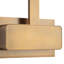 Applique murale / à lumière DEL rétro en laiton à intensité variable 34 po Vega-124959340-124959342