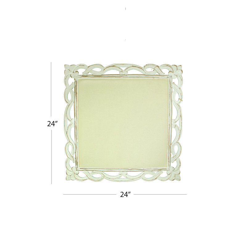 Tableau d’affichage mural mdf, Blanc