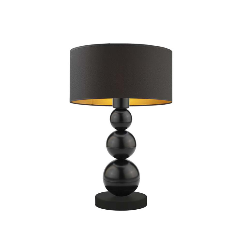 Ruffy Metal Desk Lamp, Black, Black