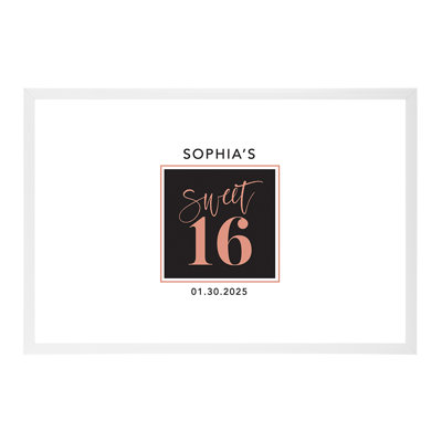 Signe d'anniversaire en papier