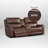 95.5" W Zero Gravity Double Width Genuine Leather Power Loveseat With Storage Console And Usb&type-c Charging-451449511