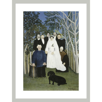 The Wedding Party by Henri Rousseau -Framed Giclee Print