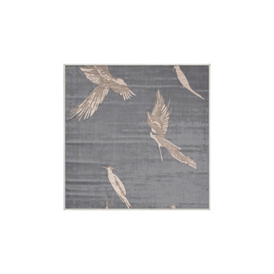 Tapis blanc soyeux et moelleux