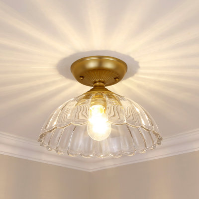 Stanton Iberville Glass Semi Flush Mount