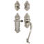 Nostalgic Warehouse Victorian Plate S Grip Handleset with Single Cylinder Deadbolt and Fleur Lever-1834597219-1834597217-1834597230