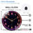 Glow in The Dark LED Wall Clock with Timer Art - 12'' Modern Glass Wall Clock