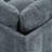 115.5" Modular Deep Gray Sectional Sofa With Durable Polyester Upholstery