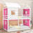Frame House Bed With Tent And Ladder-477862981-477862976