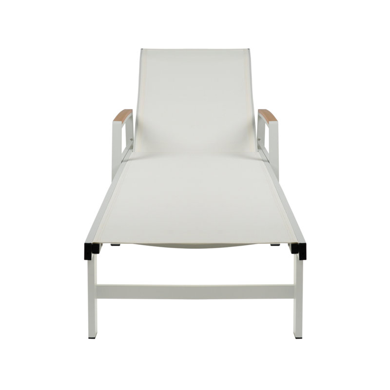 Chaise longue, 1, Blanc