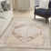 Haydel Oriental Machine Washable Power Loom Polyester Area Rug in Beige