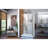 DreamLine Unidoor 38 - 39 inch W x 72 inch H Frameless Hinged Shower Door with Support Arm in Brushed Nickel-121900648-125844133