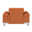 Chaise en cuir italien à grain supérieur-988885136