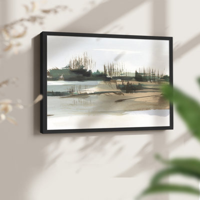 Marsh Reeds IV - Reproduction encadrée - Restickable