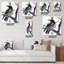 Horloge murale Big Crow sur une branche-1460097061