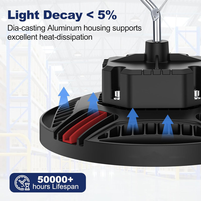 Round High Bay Ceiling Light