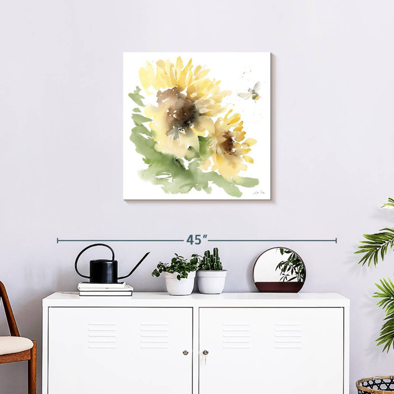 Harnek Sunflower Meadow II, 24" H x 24" W