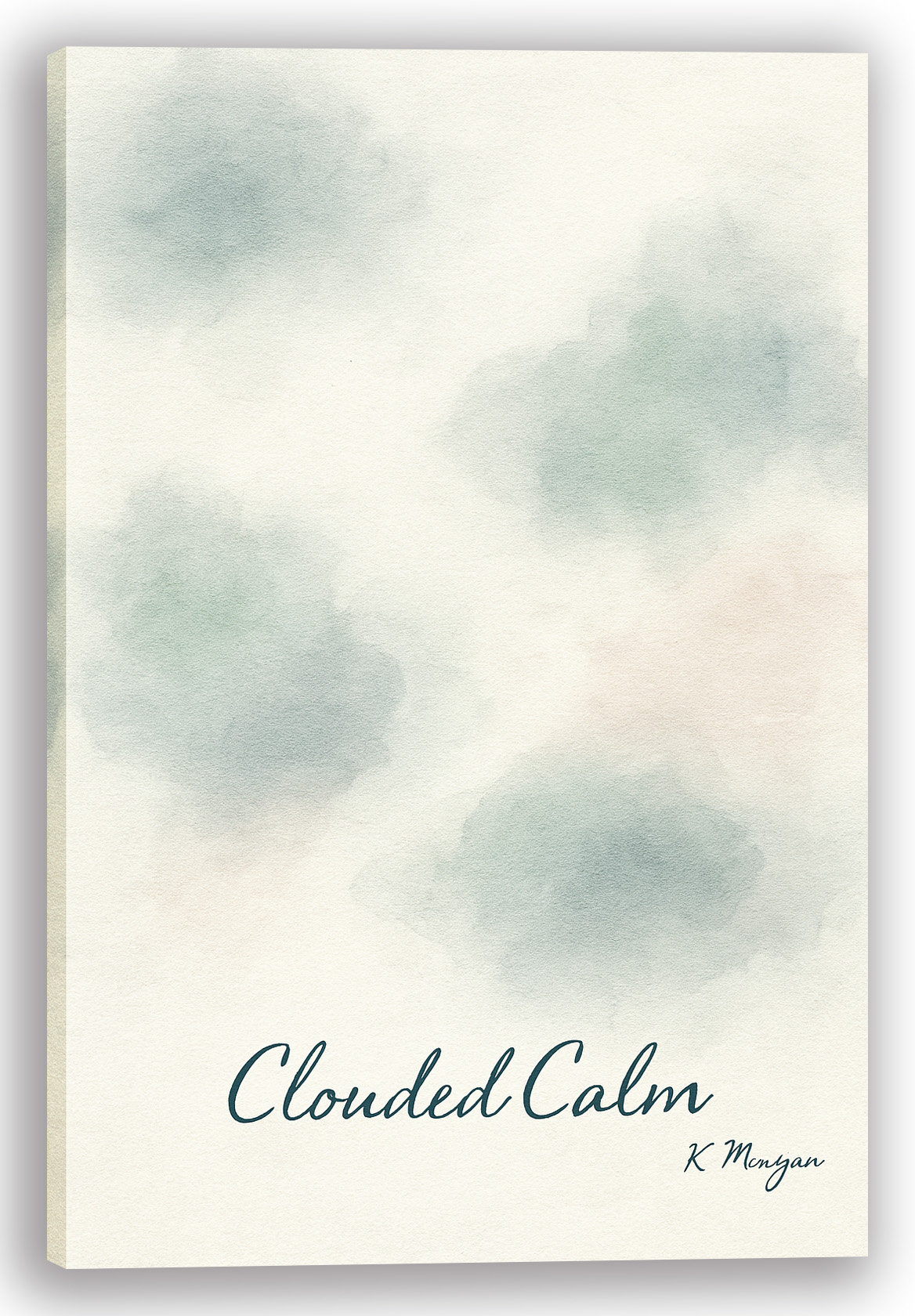 Ebern Designs Clouded Calm – Soft Abstract Cloud-Like Canvas Wall Art ...