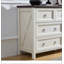 Commode 7 tiroirs Farmhouse pour chambre à coucher, meuble télé rustique en bois pour commode, rangement pour commode pour chambre à coucher, salon, couloir
