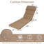 Ensemble de coussins de chaise longue d'extérieur / d'intérieur 25 po x 77 po x 2,75 po (1 paquet)-1759954045-1760283475