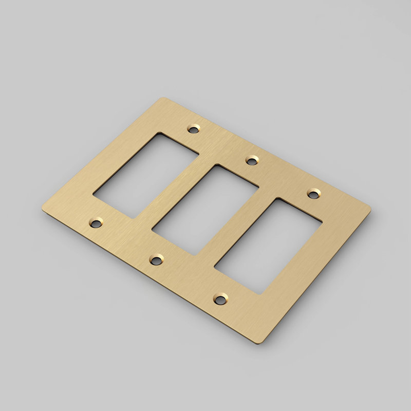 3G Plate / Non-Logo, Brass