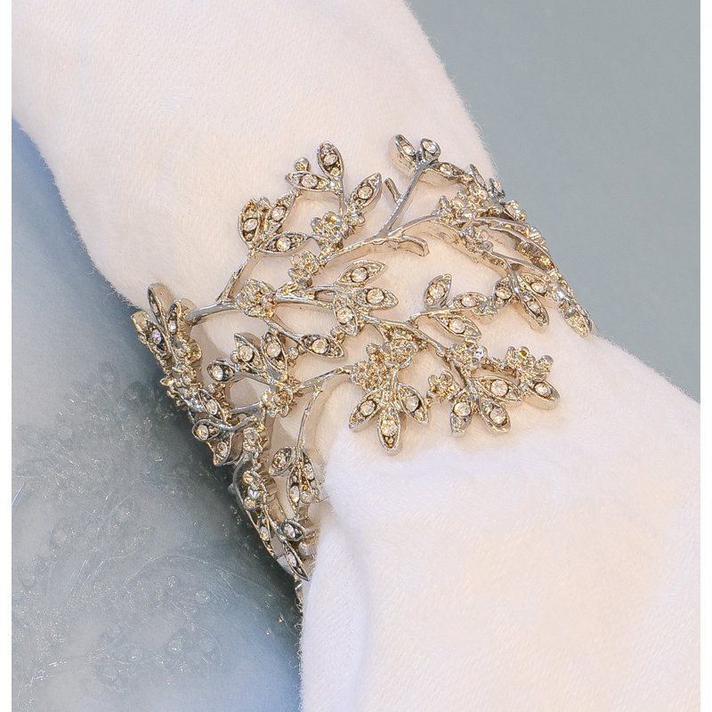 Isadora Napkin Ring, Silver