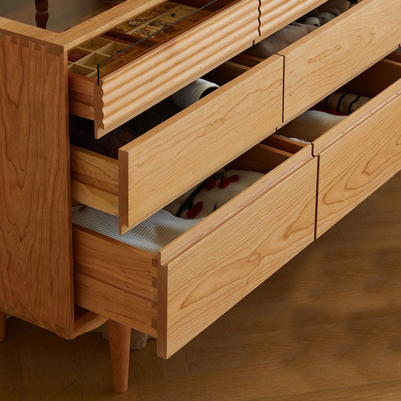 Armoire de rangement simple à bijoux avec tiroir