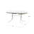 Brilliana Oval Metal Base Dining Table