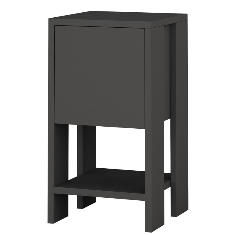 Table de chevet noire Bronzavia