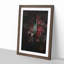 Driving Through the Forest in Abstract - Picture Frame Graphic Art Print-55734063-55734064