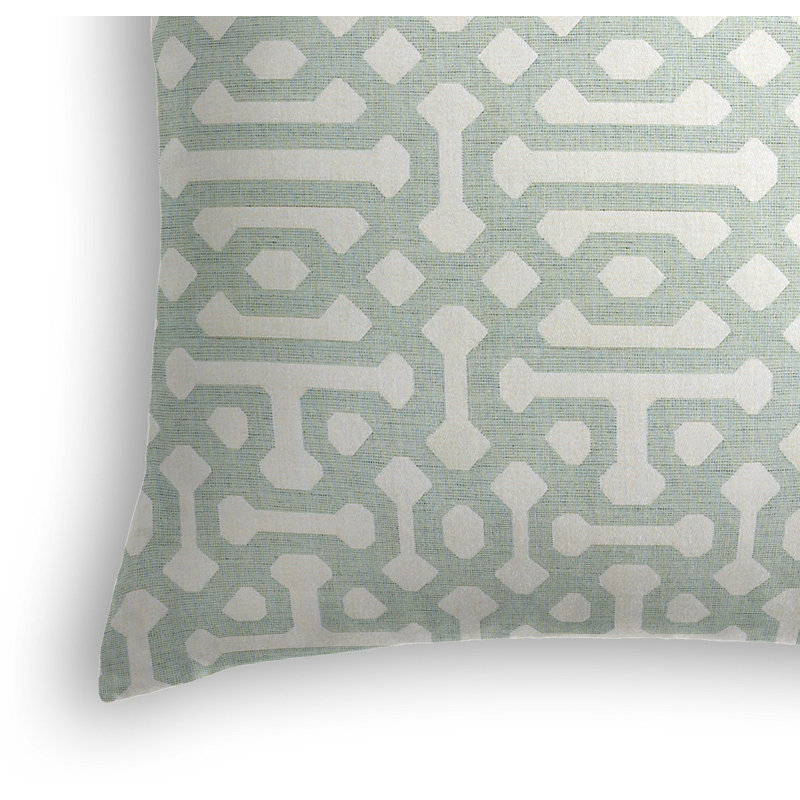 Housse de coussin d'extérieur carré Maxwell, Bleu, 18" x 18"