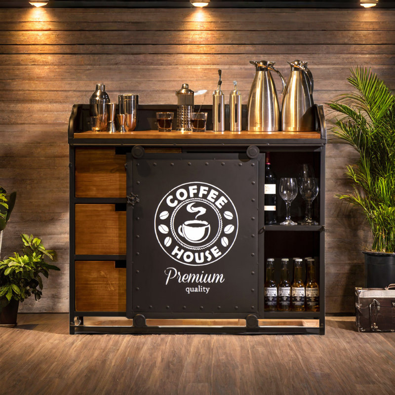 Buffet 70,86 po Kadiza, Noir